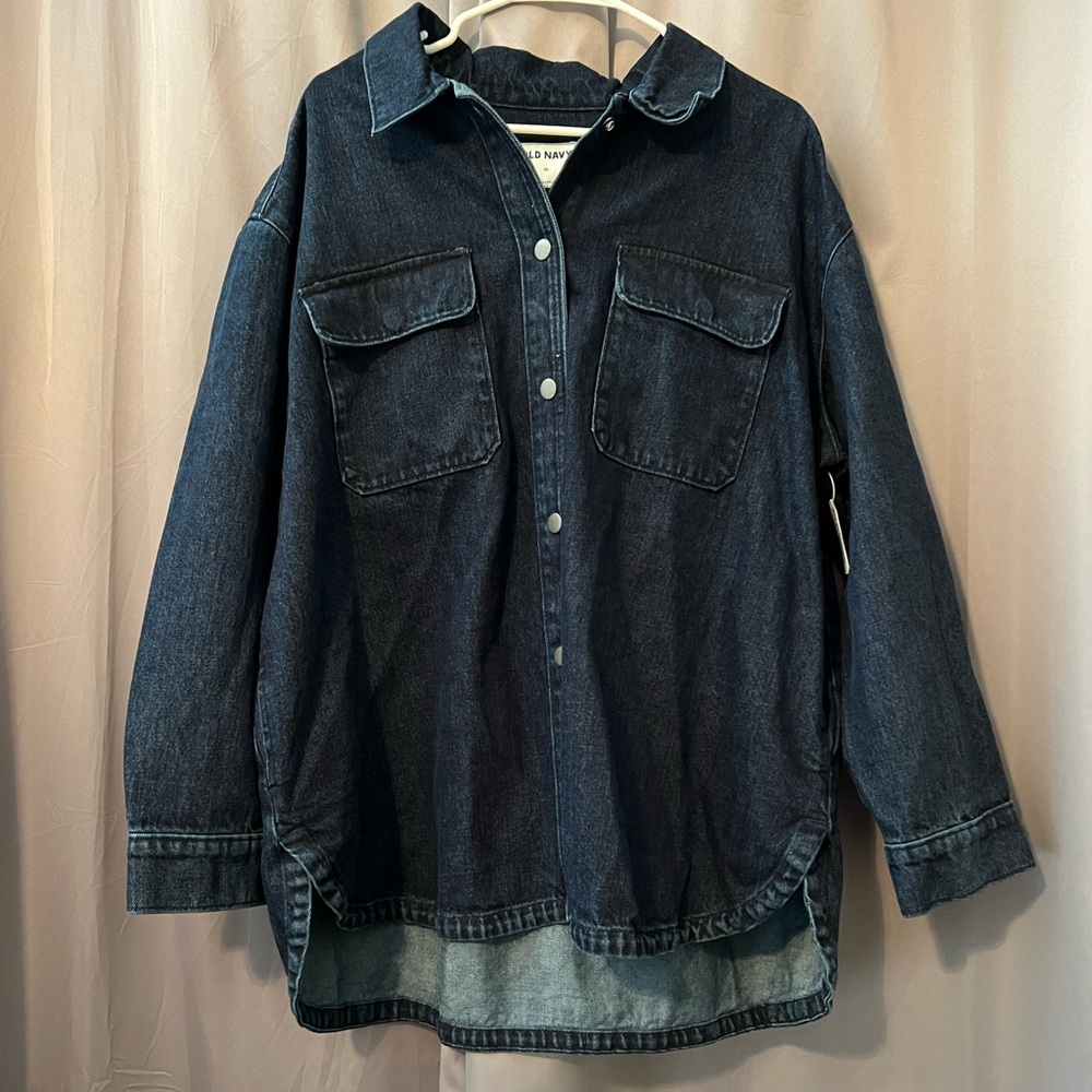 Old Navy Jean Shacket (shirt jacket) NWT